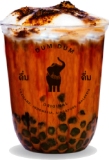 Thai Coffee Aren Macchiato + Dumboba